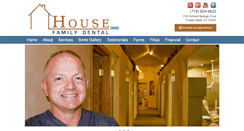 Desktop Screenshot of housefamilydental.com